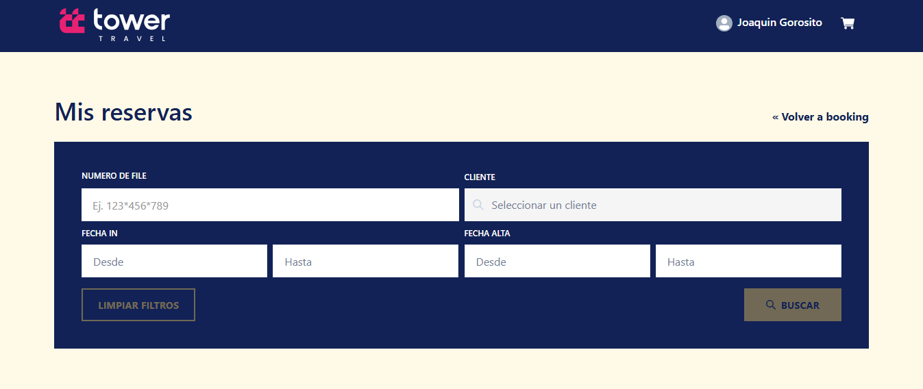 Búsqueda de Reserva Detalle