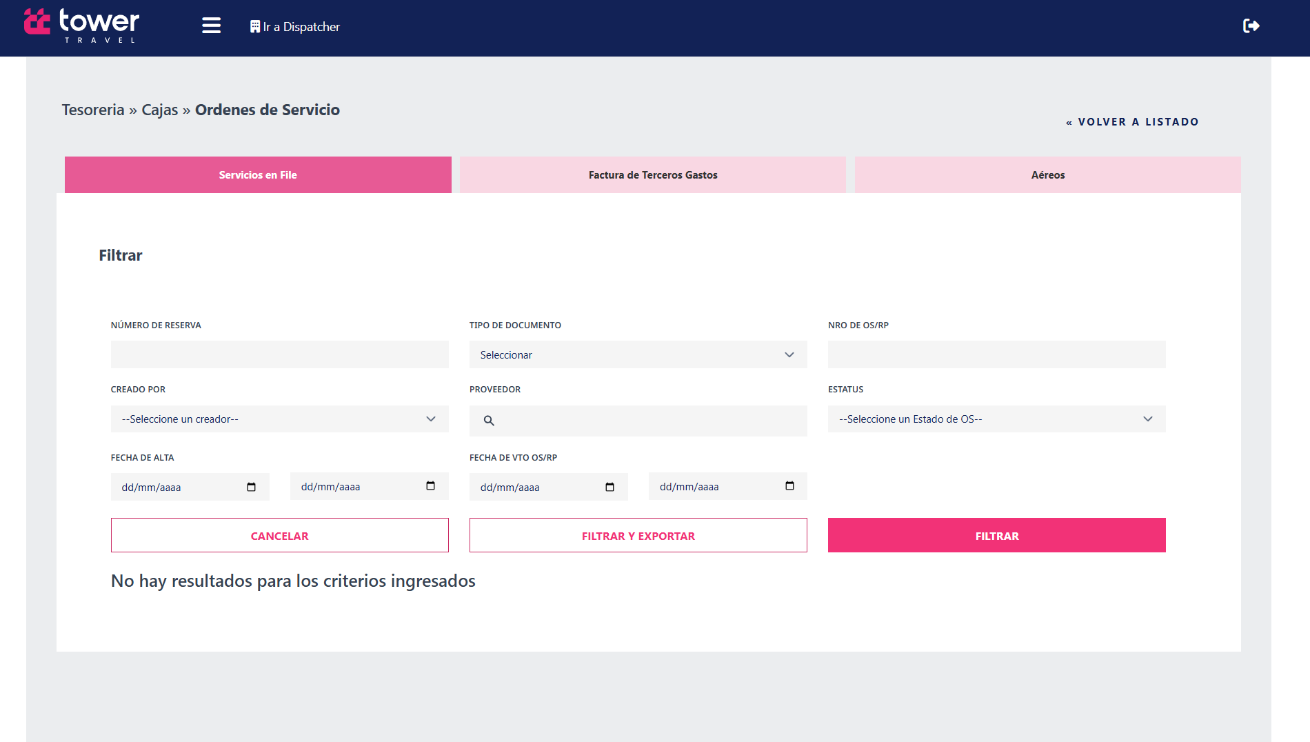 Orden de Servicio